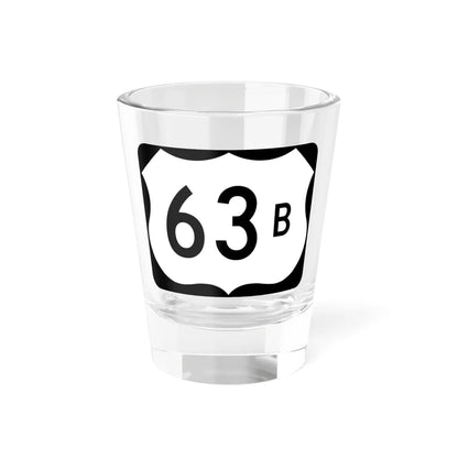US 63B (Arkansas) (Road Sign) Shot Glass 1.5oz 1.5oz - Go Mug Yourself