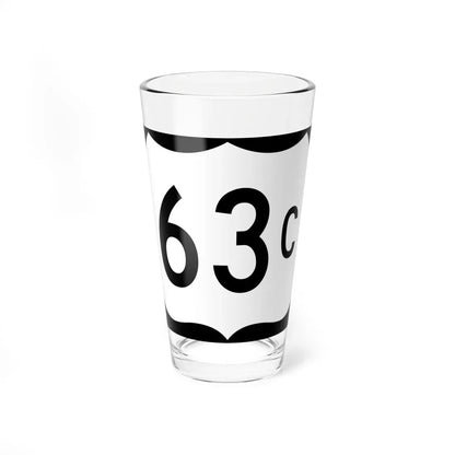 US 63C (Arkansas) (Road Sign) Pint Glass 16oz 16oz - Go Mug Yourself