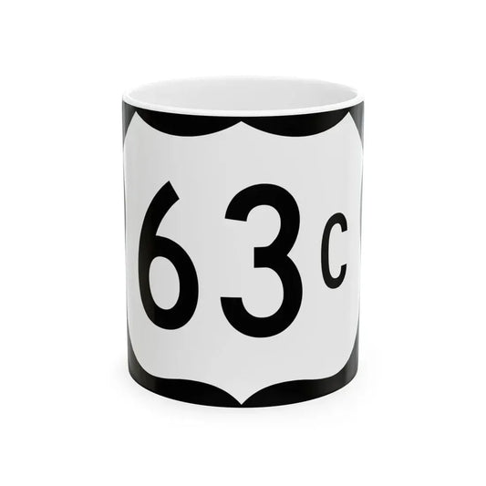 US 63C (Arkansas) (Road Sign) White Coffee Mug 11oz - Go Mug Yourself
