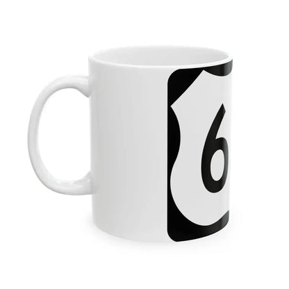 US 63C (Arkansas) (Road Sign) White Coffee Mug - Go Mug Yourself
