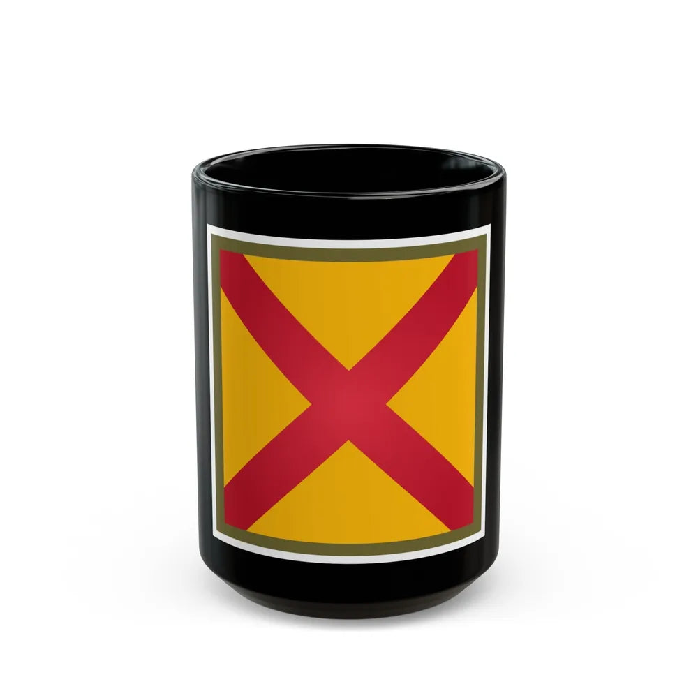 US 63rd Cavalry Division (U.S. Army) Black Coffee Mug-15oz-Go Mug Yourself