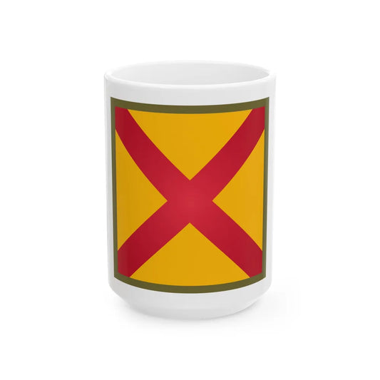 US 63rd Cavalry Division (U.S. Army) White Coffee Mug-15oz-Go Mug Yourself