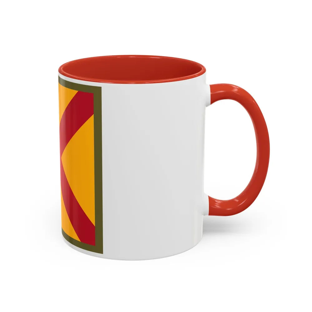 US 63rd Cavalry Division (U.S. Army) Accent Coffee Mug - Go Mug Yourself