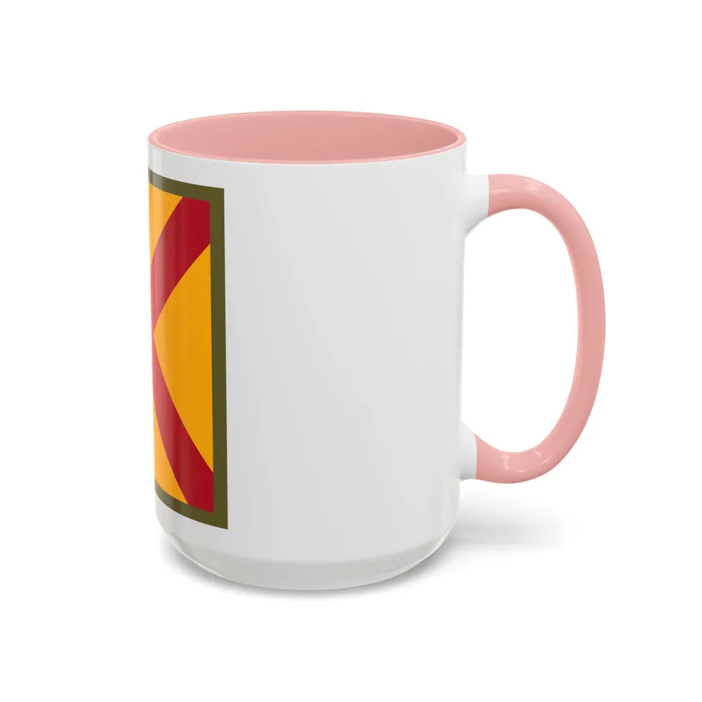 US 63rd Cavalry Division (U.S. Army) Accent Coffee Mug - Go Mug Yourself