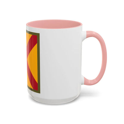 US 63rd Cavalry Division (U.S. Army) Accent Coffee Mug - Go Mug Yourself
