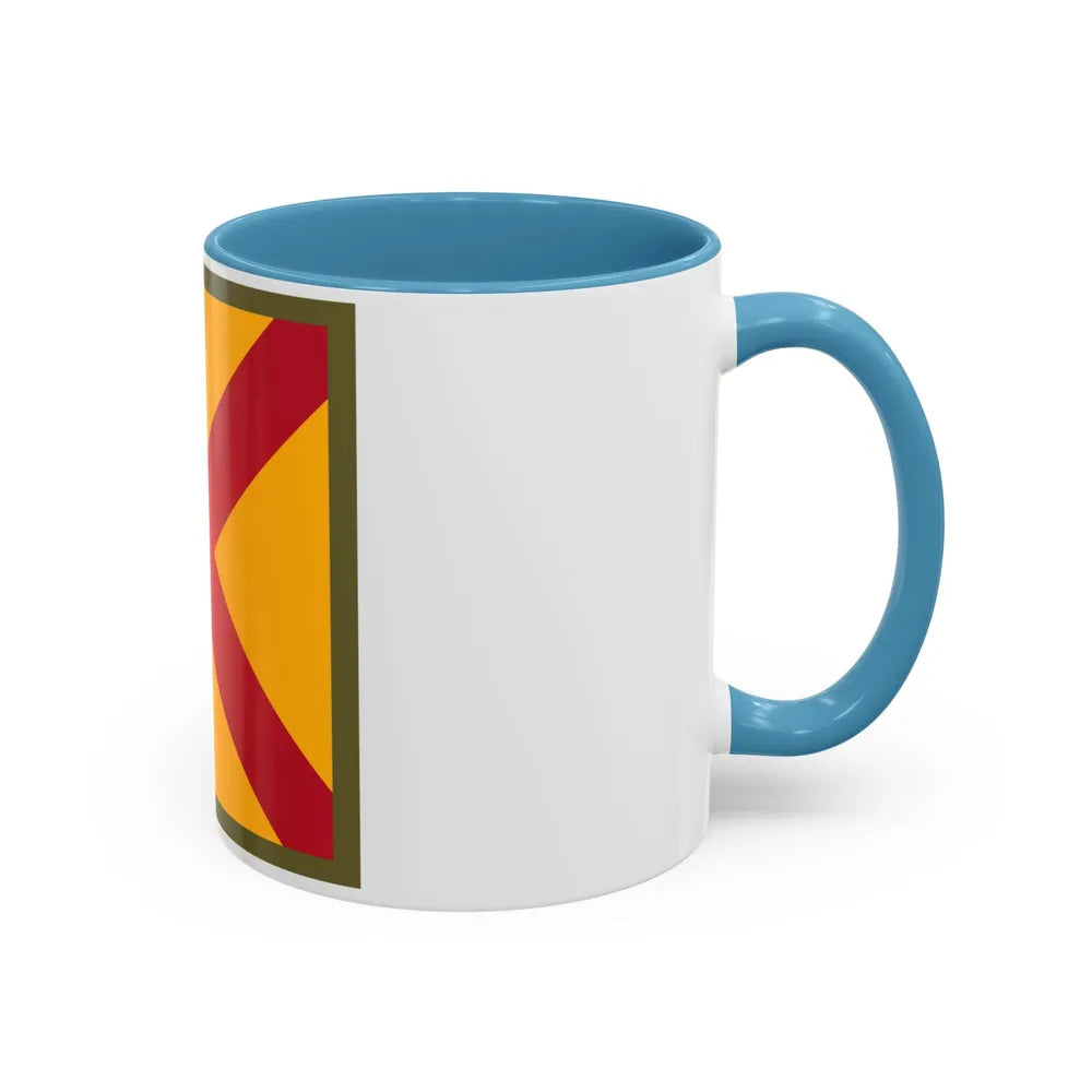US 63rd Cavalry Division (U.S. Army) Accent Coffee Mug - Go Mug Yourself
