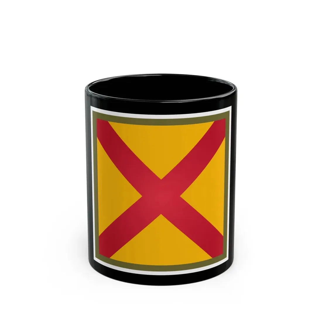US 63rd Cavalry Division (U.S. Army) Black Coffee Mug 11oz - Go Mug Yourself