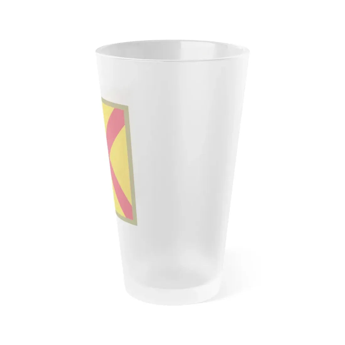 US 63rd Cavalry Division (U.S. Army) Frosted Pint Glass 16oz - Go Mug Yourself