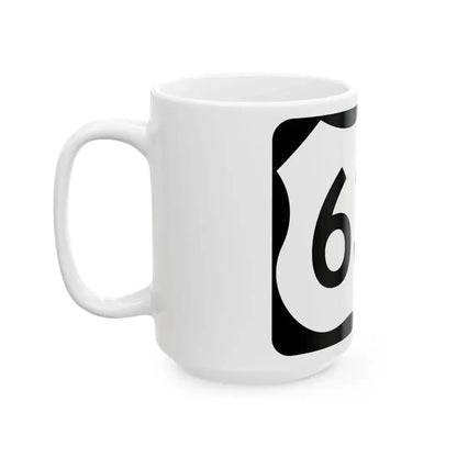 US 63S (Arkansas) (Road Sign) White Coffee Mug - Go Mug Yourself