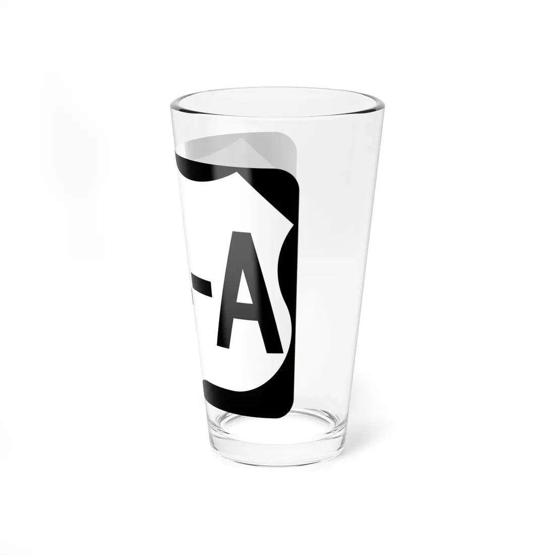 US 64-A (North Carolina) (Road Sign) Pint Glass 16oz - Go Mug Yourself