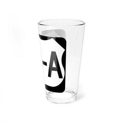 US 64-A (North Carolina) (Road Sign) Pint Glass 16oz - Go Mug Yourself