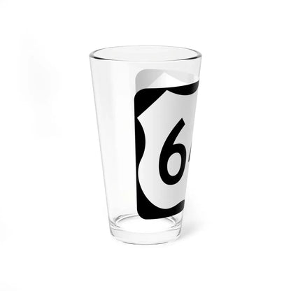 US 64B (Arkansas) (Road Sign) Pint Glass 16oz - Go Mug Yourself