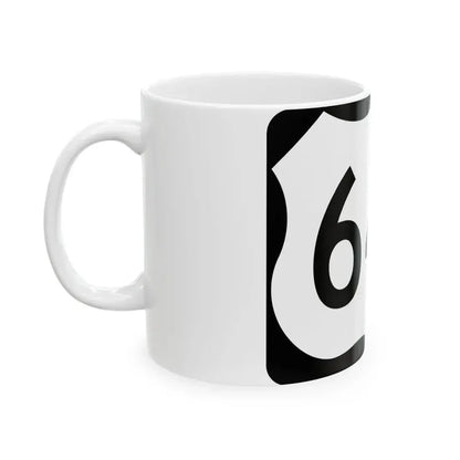 US 64B (Arkansas) (Road Sign) White Coffee Mug - Go Mug Yourself