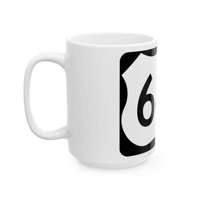 US 64B (Arkansas) (Road Sign) White Coffee Mug - Go Mug Yourself