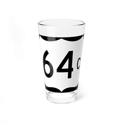 US 64C (Arkansas) (Road Sign) Pint Glass 16oz 16oz - Go Mug Yourself