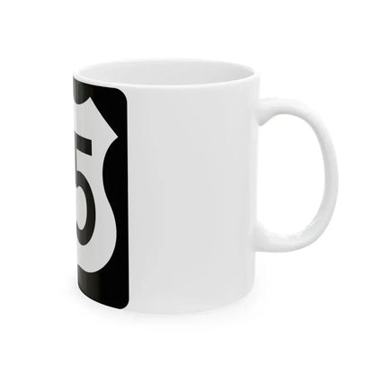 US 65 IA (Iowa) (Road Sign) White Coffee Mug - Go Mug Yourself