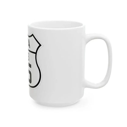 US 65 Iowa 1926 (Iowa) (Road Sign) White Coffee Mug - Go Mug Yourself