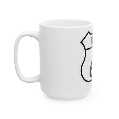 US 65 Iowa 1948 (Iowa) (Road Sign) White Coffee Mug - Go Mug Yourself