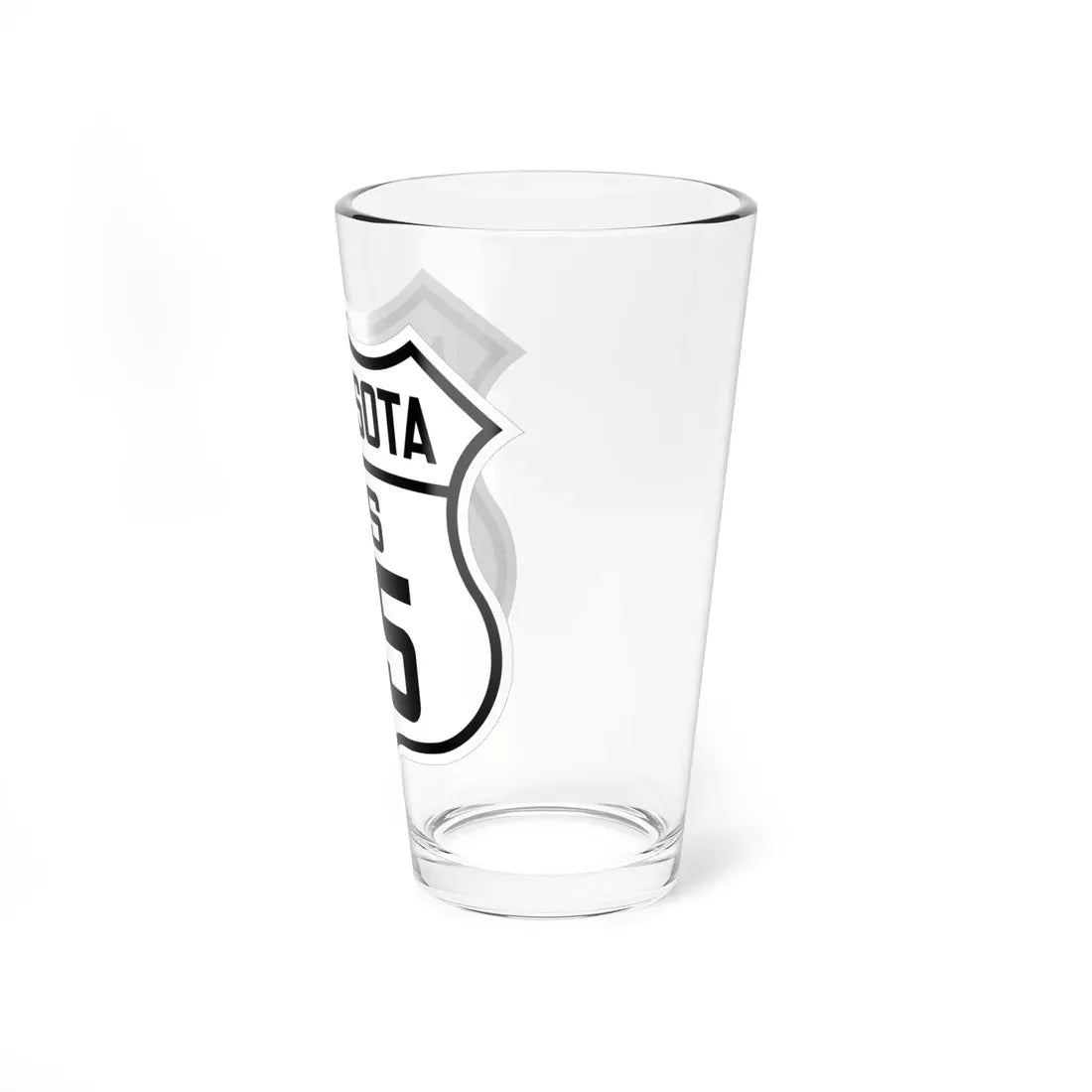 US 65 Minnesota 1926 (Minnesota) (Road Sign) Pint Glass 16oz - Go Mug Yourself