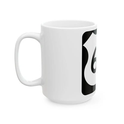 US 65 MN 1961 (Minnesota) (Road Sign) White Coffee Mug - Go Mug Yourself