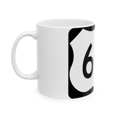 US 65B (Arkansas) (Road Sign) White Coffee Mug - Go Mug Yourself
