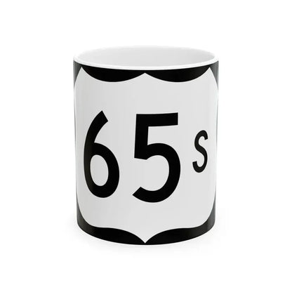 US 65S (Arkansas) (Road Sign) White Coffee Mug 11oz - Go Mug Yourself