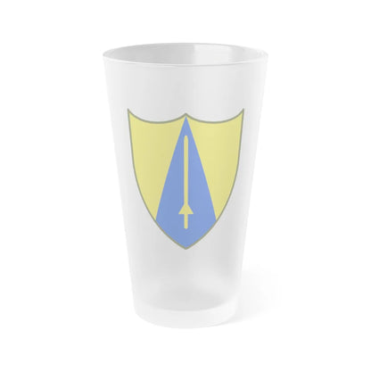 US 65th Cavalry Division (U.S. Army) Frosted Pint Glass 16oz-Go Mug Yourself