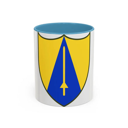 US 65th Cavalry Division (U.S. Army) Accent Coffee Mug 11oz Light Blue - Go Mug Yourself