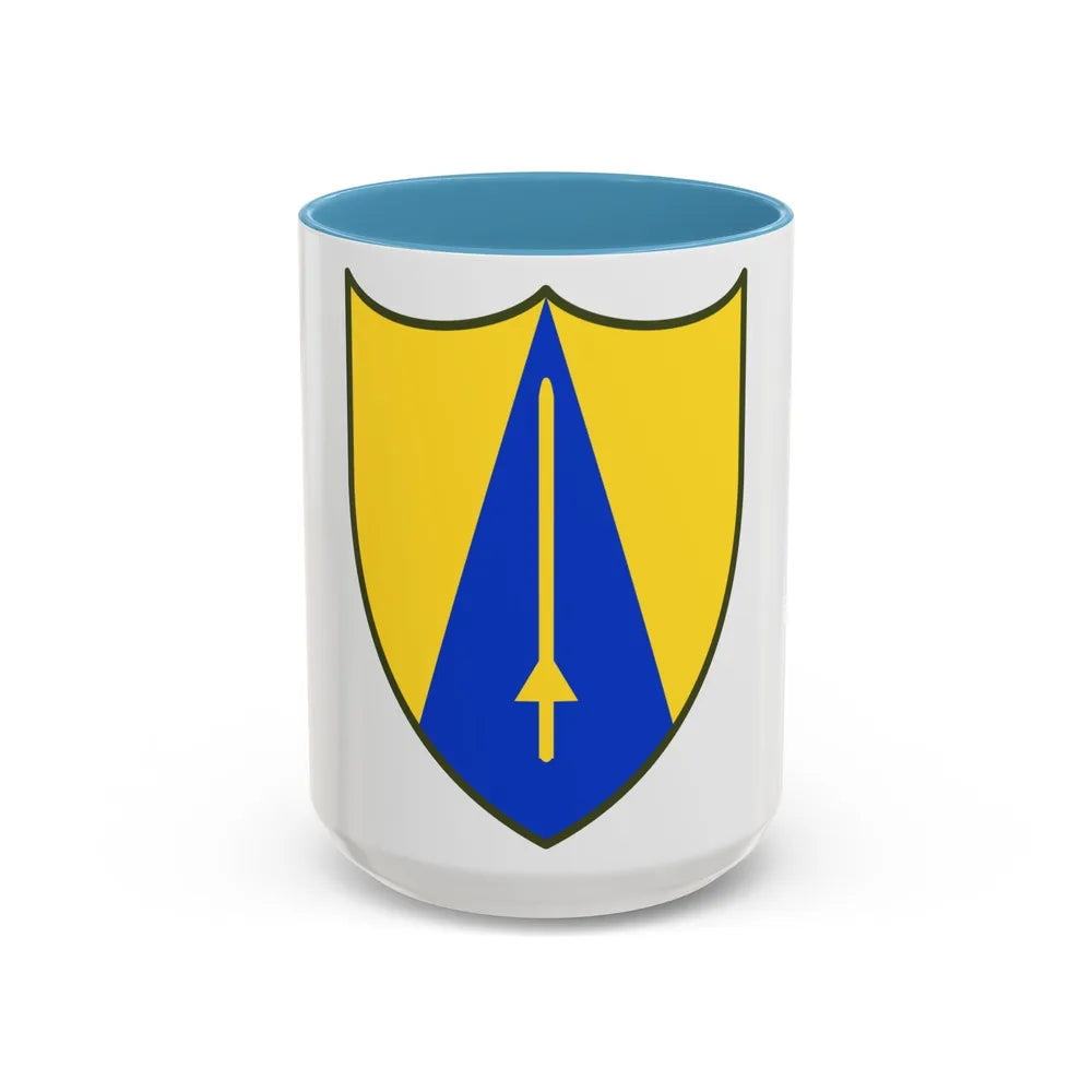 US 65th Cavalry Division (U.S. Army) Accent Coffee Mug 15oz Light Blue - Go Mug Yourself