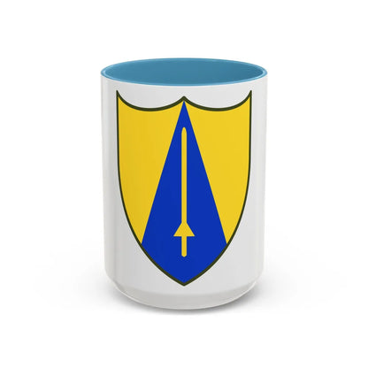 US 65th Cavalry Division (U.S. Army) Accent Coffee Mug 15oz Light Blue - Go Mug Yourself