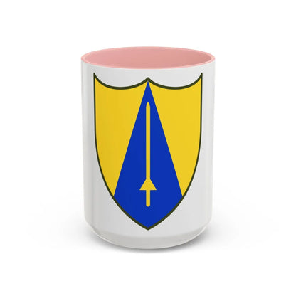 US 65th Cavalry Division (U.S. Army) Accent Coffee Mug 15oz Pink - Go Mug Yourself