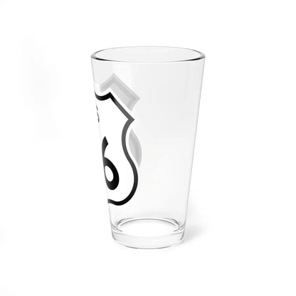 US 66 1961 cutout (California) (Road Sign) Pint Glass 16oz - Go Mug Yourself