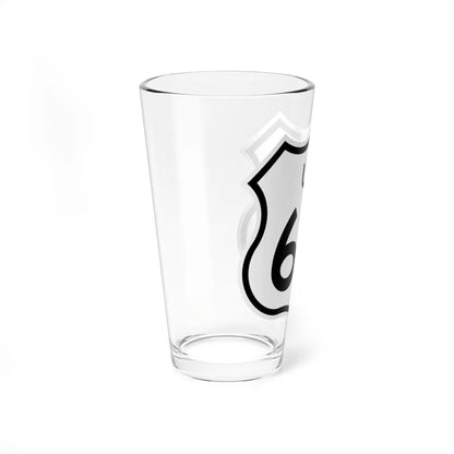 US 66 1961 cutout (California) (Road Sign) Pint Glass 16oz - Go Mug Yourself