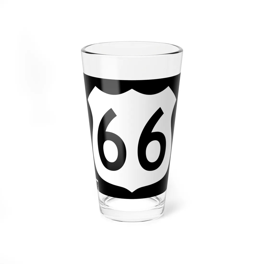 US 66 1963 AZ (Arizona) (Road Sign) Pint Glass 16oz - Go Mug Yourself
