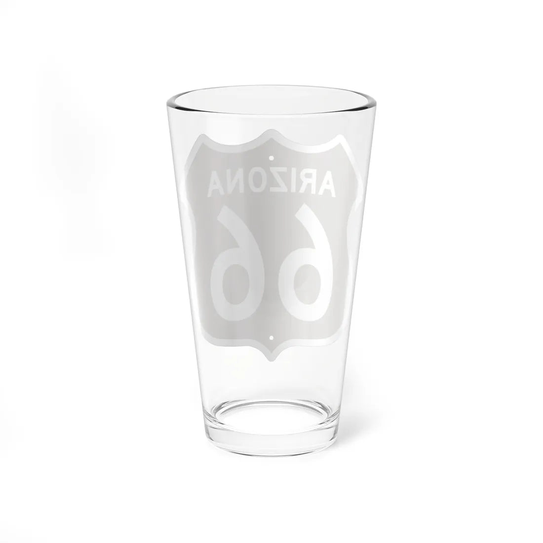 US 66 Arizona 1956 East (Arizona) (Road Sign) Pint Glass 16oz - Go Mug Yourself