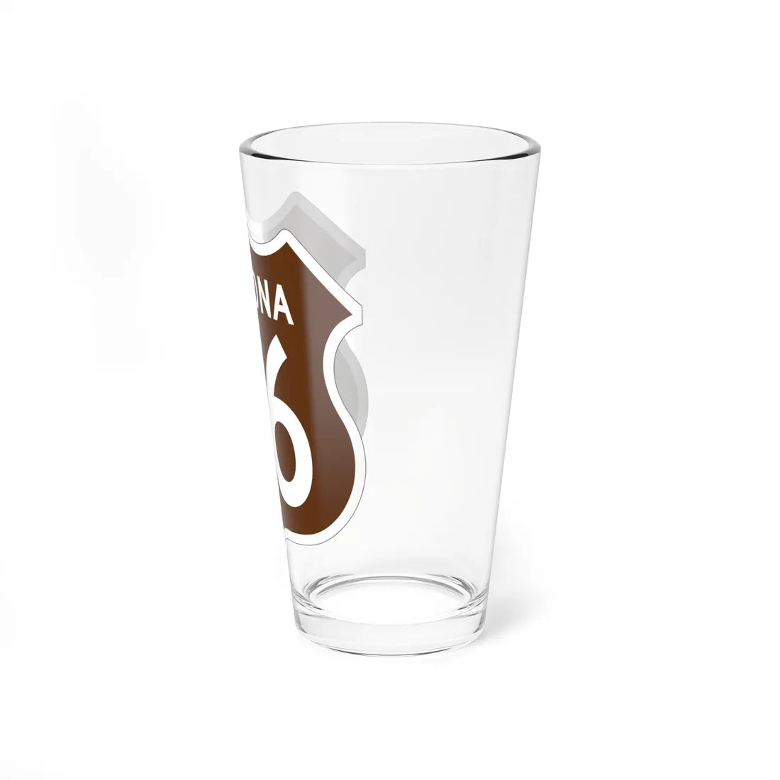 US 66 Arizona 1956 East (Arizona) (Road Sign) Pint Glass 16oz - Go Mug Yourself