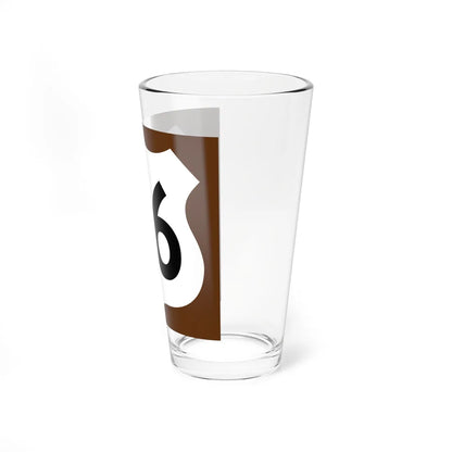 US 66 AZ 1960 east (Arizona) (Road Sign) Pint Glass 16oz - Go Mug Yourself