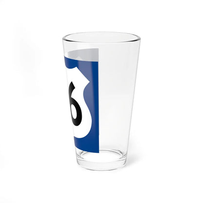 US 66 AZ 1960 west (Arizona) (Road Sign) Pint Glass 16oz - Go Mug Yourself