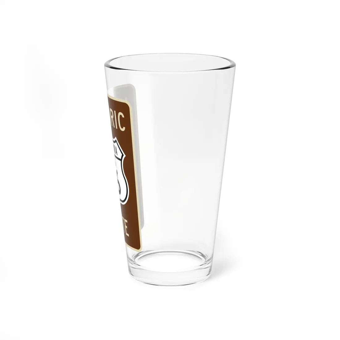 US 66 CA historic (California) (Road Sign) Pint Glass 16oz - Go Mug Yourself