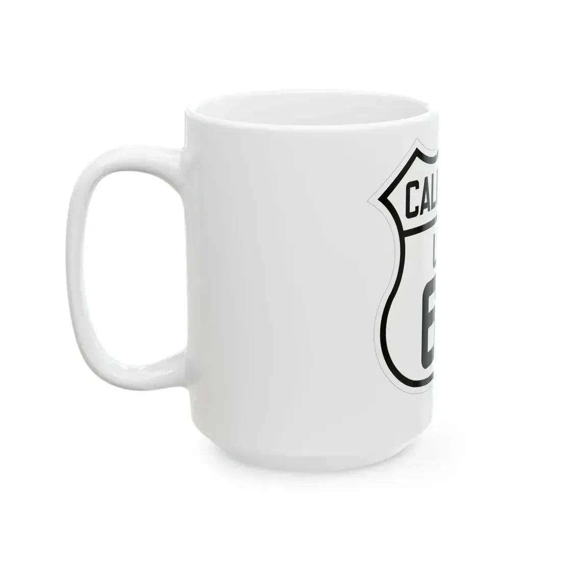 US 66 California 1926 (California) (Road Sign) White Coffee Mug - Go Mug Yourself
