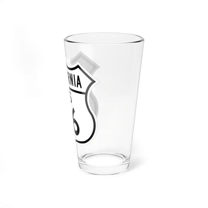 US 66 California 1948 (California) (Road Sign) Pint Glass 16oz - Go Mug Yourself