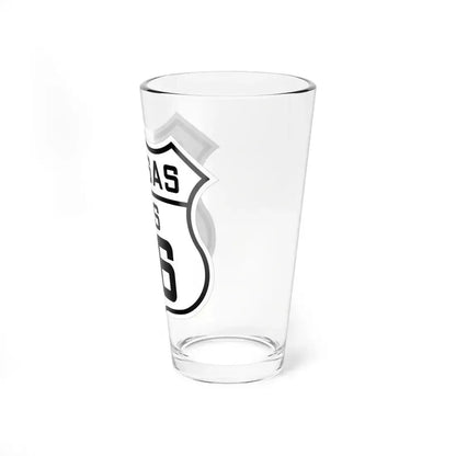 US 66 Kansas 1926 (Kansas) (Road Sign) Pint Glass 16oz - Go Mug Yourself