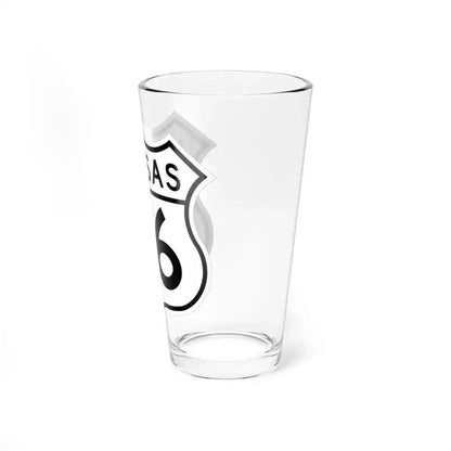 US 66 Kansas 1962 (Kansas) (Road Sign) Pint Glass 16oz - Go Mug Yourself