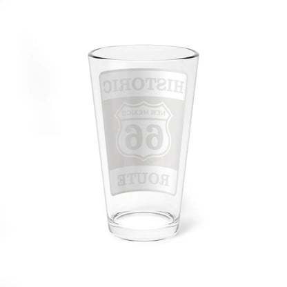 US 66 NM historic (New Mexico) (Road Sign) Pint Glass 16oz - Go Mug Yourself