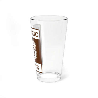 US 66 NM historic (New Mexico) (Road Sign) Pint Glass 16oz - Go Mug Yourself