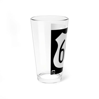 US 666 1963 AZ (Arizona) (Road Sign) Pint Glass 16oz - Go Mug Yourself
