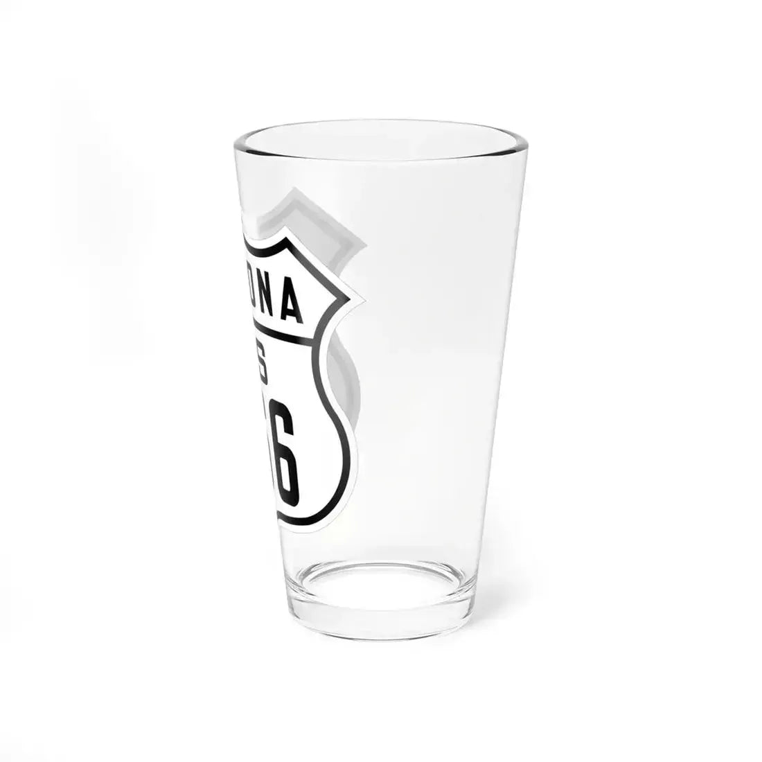 US 666 Arizona 1926 (Arizona) (Road Sign) Pint Glass 16oz - Go Mug Yourself