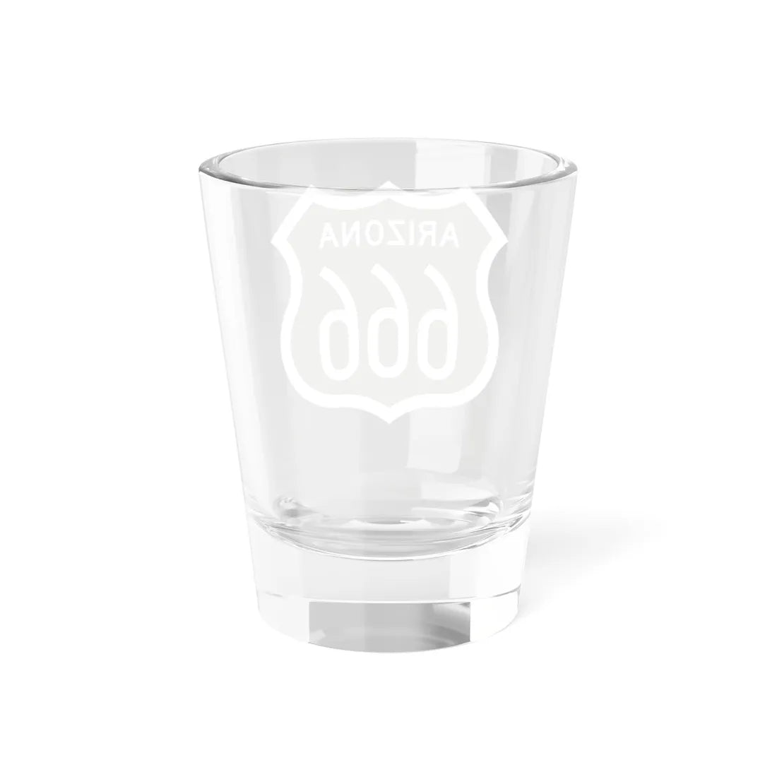 US 666 Arizona 1956 (Arizona) (Road Sign) Shot Glass 1.5oz - Go Mug Yourself