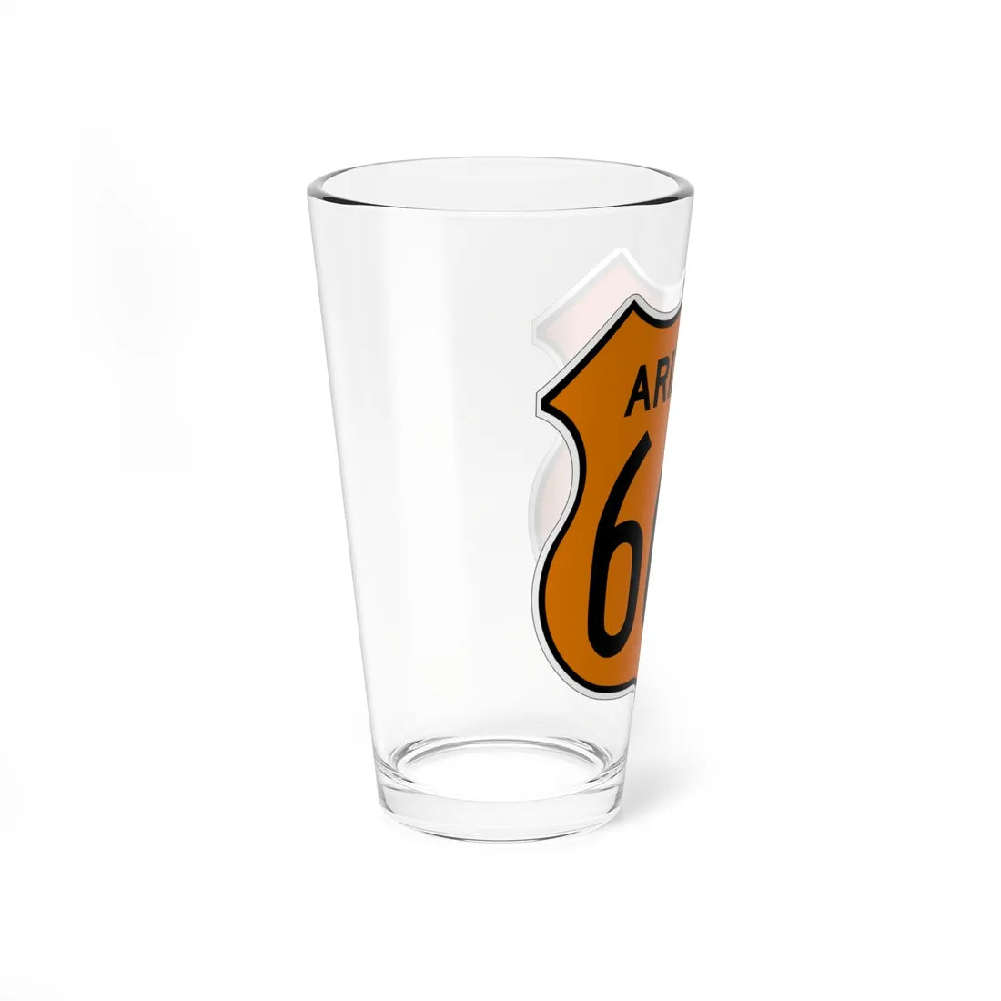 US 666 Arizona 1956 North (Arizona) (Road Sign) Pint Glass 16oz - Go Mug Yourself