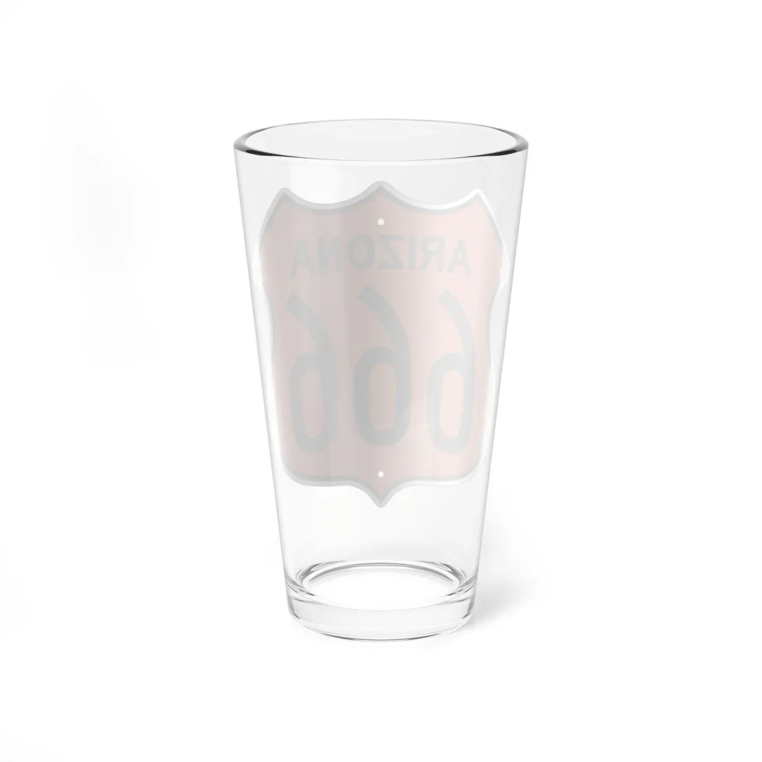US 666 Arizona 1956 North (Arizona) (Road Sign) Pint Glass 16oz - Go Mug Yourself